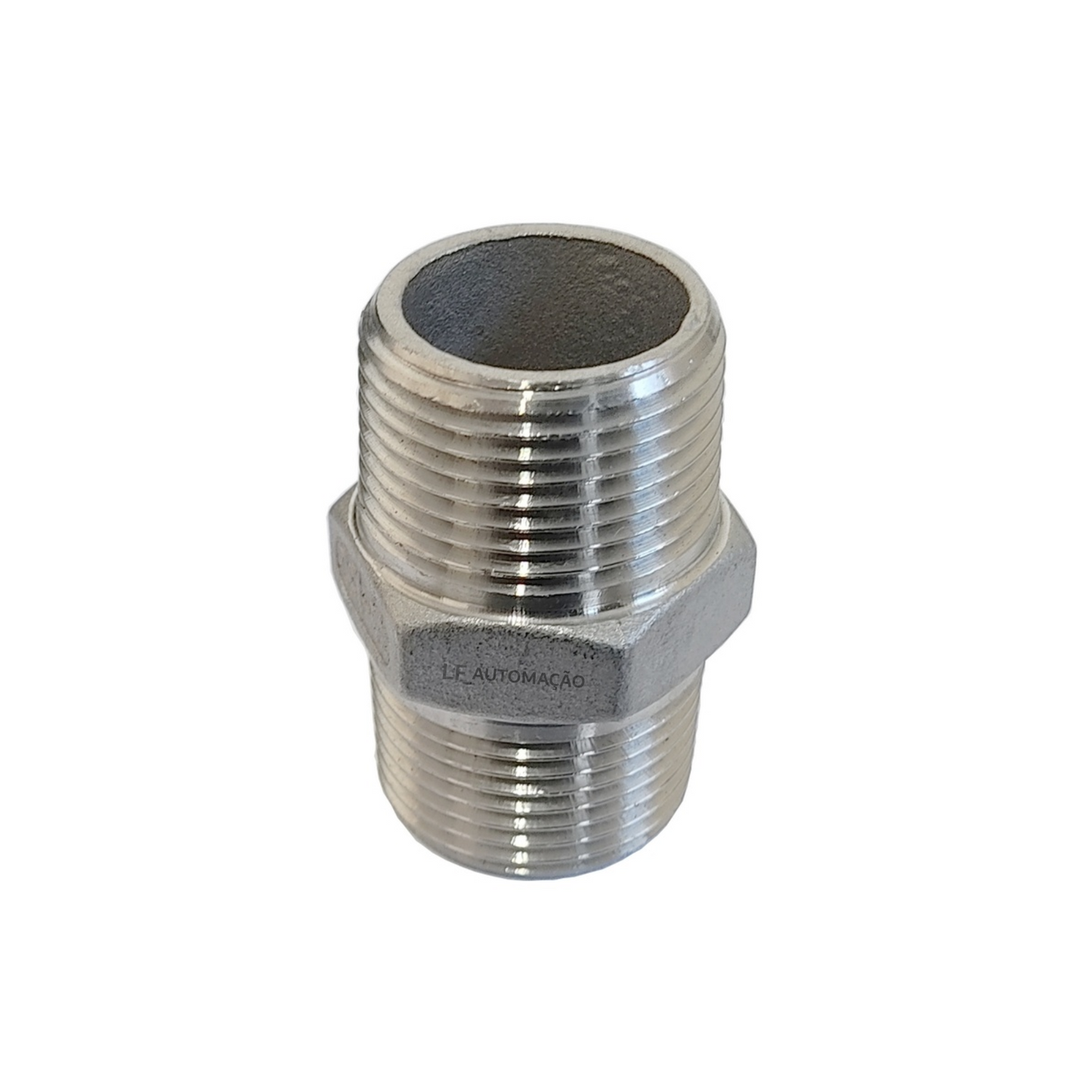 Niple Macho Sextavado Inox 304 1/2" BSP