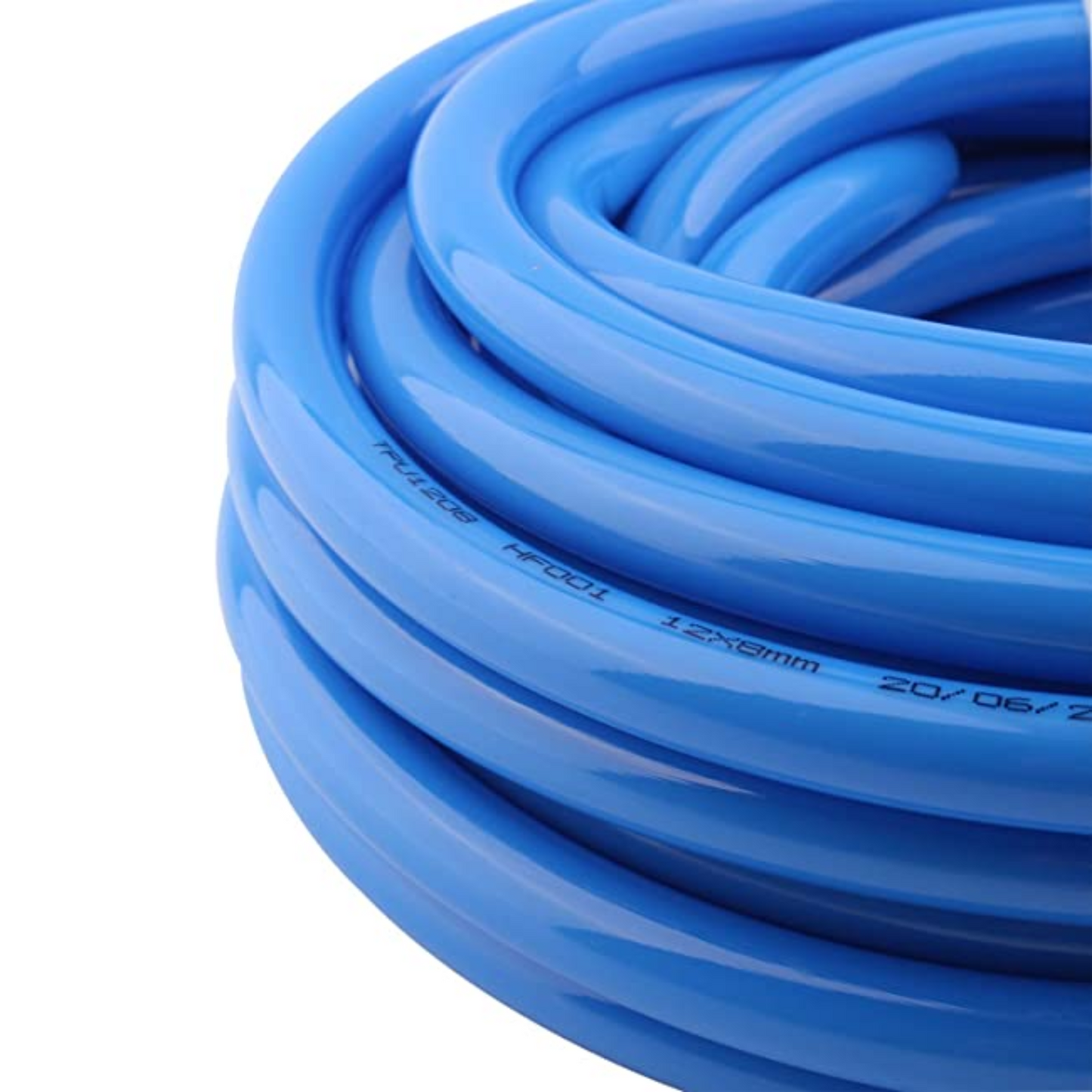 Mangueira / Tubo Pneumático Poliuretano PU Azul 06mm X 4,0 - 10 Metros