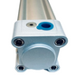 Cilindro Pneumático Dupla Ação ISO 6431/15552 MK 100X100 Haste Aço Inox