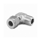 Conector cotovelo macho inox 316 dupla anilha 3/8 OD X 1/8 NPT