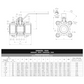 Válvula Esfera Tripartida 1/2" NPT CF8 (Inox 304) - Classe 300