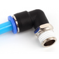 Conexão Pneumática Cotovelo Macho 06mm X 1/4 NPT
