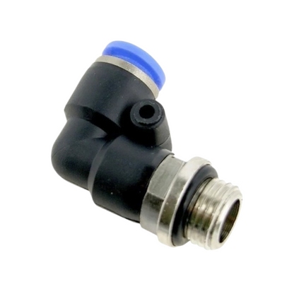 Conexão Pneumática Cotovelo Macho 06mm X 1/2 BSP