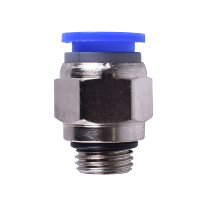 Conexão Pneumática Reta Macho 08mm X 1/2 BSP