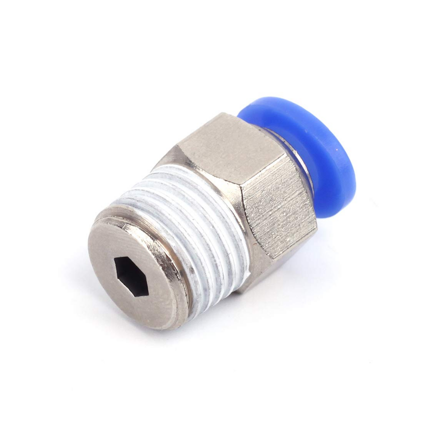 Conexão Pneumática Reta Macho 06mm X 1/2 NPT