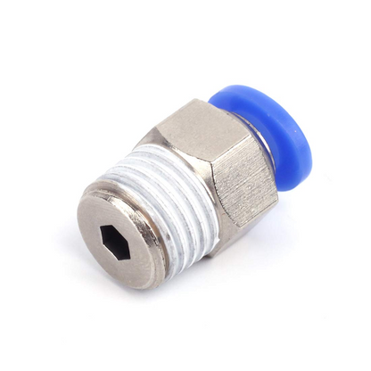 Conexão Pneumática Reta Macho 10mm X 1/4 NPT